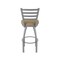 Holland Bar Stool Co OD410 Jackie Stainless Steel 30 Swivel Outdoor Bar Stool with Breeze Champagne Seat OD41030SSOD005 - alternate 7